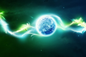 glowing circle