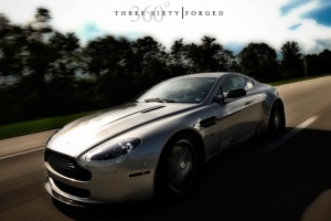 silver running car