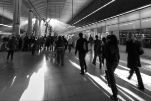 walking people