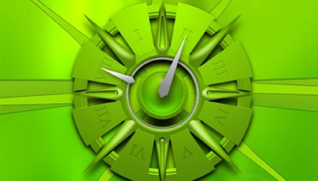 AtomicClockLimeGreenBG